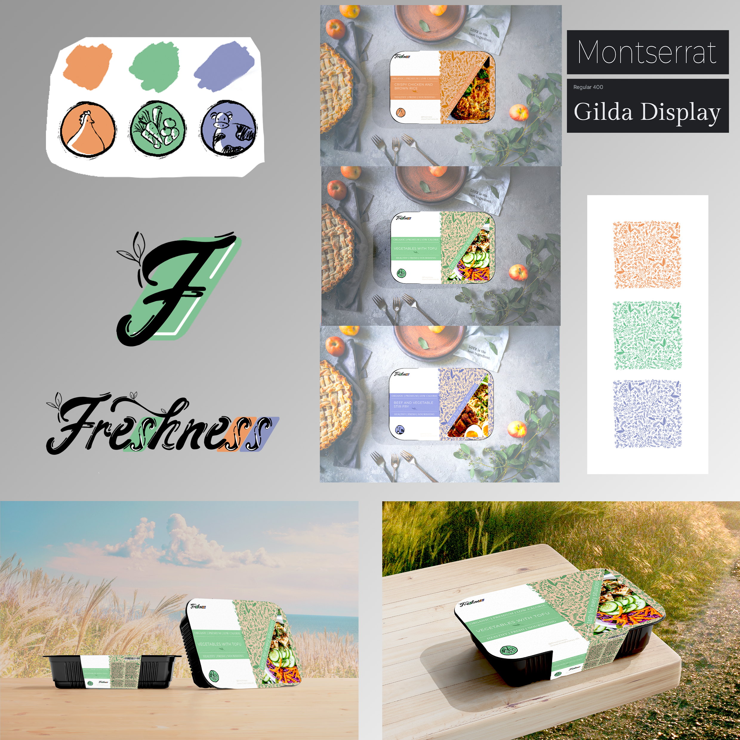 the design on the mockups
